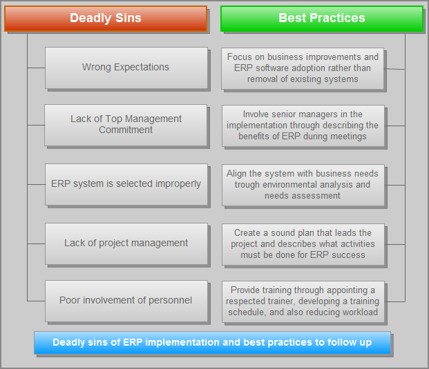 ERP Project - Deadly Sins and Best Practices