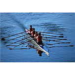 Low-performing team at rowing