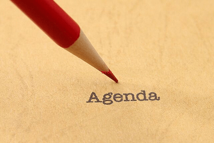 Creating a meeting management agenda