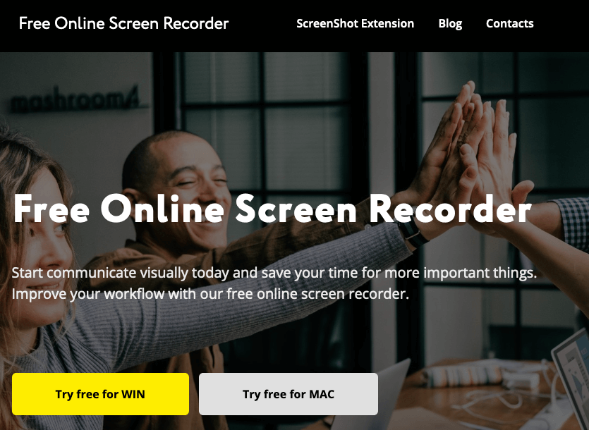 Free online screen recorder software